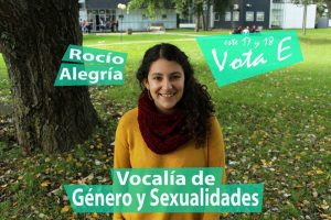 Rocío Alegría, una de las mujeres detrás de la movilización feminista de la Ufro.